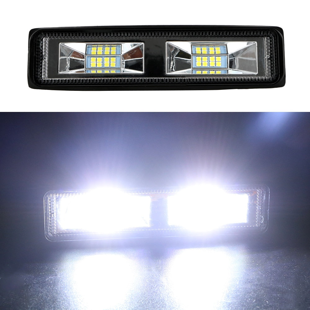 LEEPEE LED Headlights 12-24V For Auto Motorcycle Truck Tractor Trailer Offroad Working Light 36W LED Work Light Spotlight