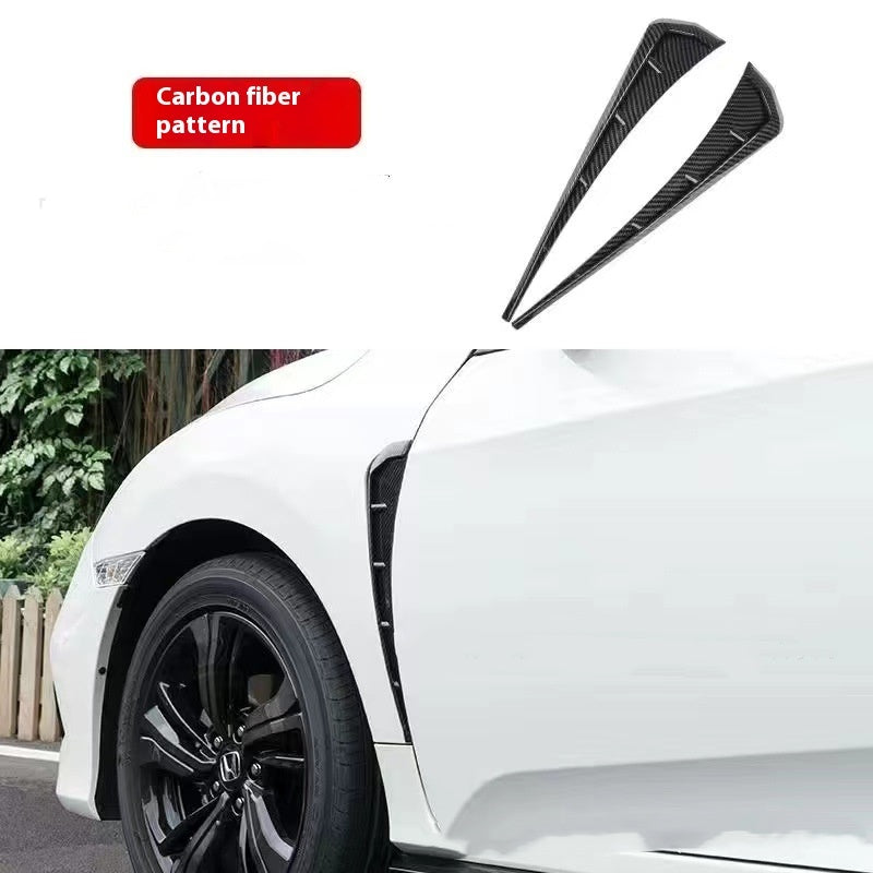 Car Modification Left And Right Fender Blade Side Wing