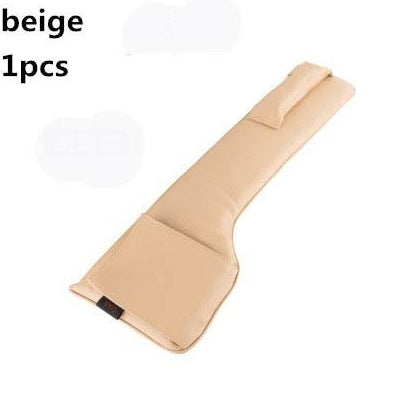 Beige car seat gap filler, 1 piece, quality useful accessory from sps street style
