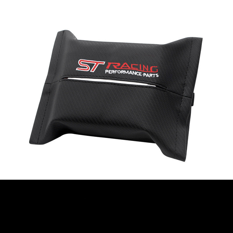 Black ST Racing Performance Parts car armrest pillow, quality street style gift item