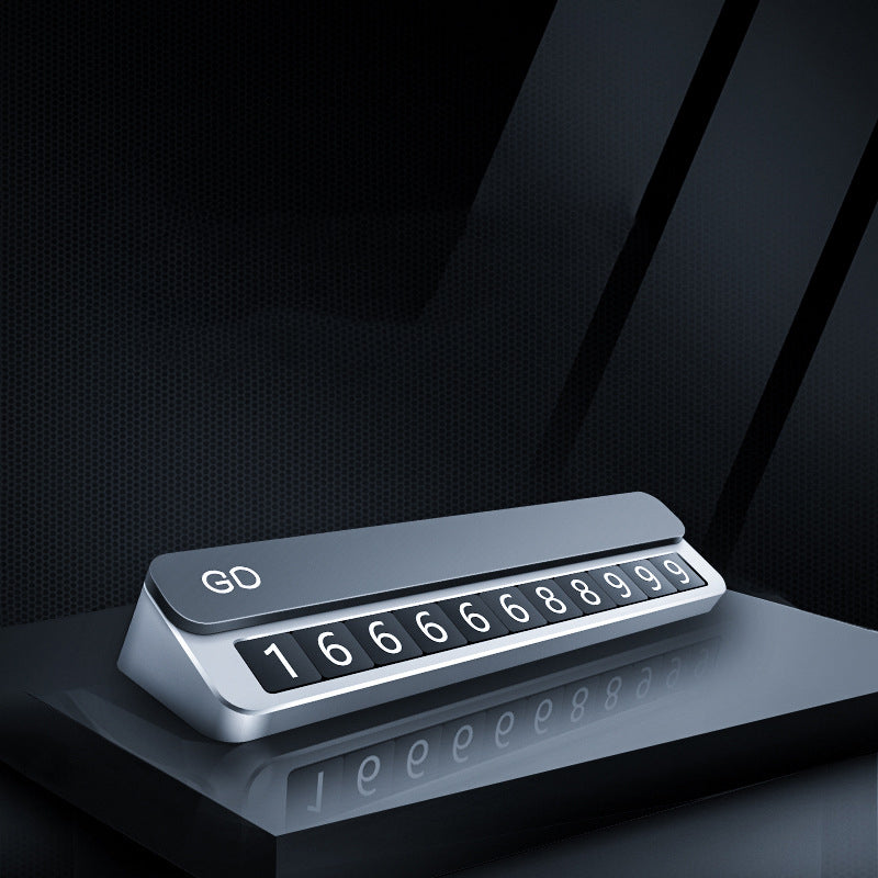 Sleek silver number display device with black dials, modern style, quality gift item