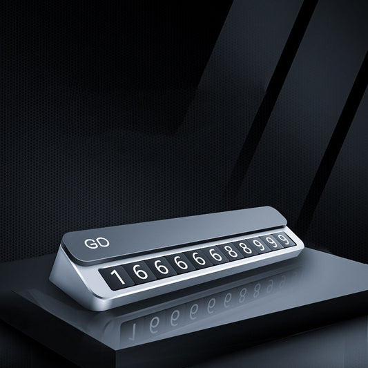 Sleek silver number display device with black dials, modern style, quality gift item
