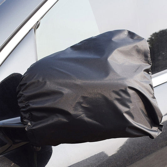 1 Pair Auto Car Rear View Side Mirror Frost Guard Snow Ice Winter Waterproof Cover Brand New And High Quality 190t Silver Cloth