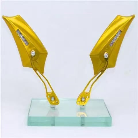 Wholesale Electric Vehicle Motorcycle Aluminum Alloy Rearview Mirror 8mm Universal Positive Thread