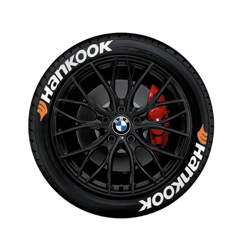 【 Font Set 】 Car Tire Stickers Tire Letter Stickers English Letter 3D Stereoscopic Stickers