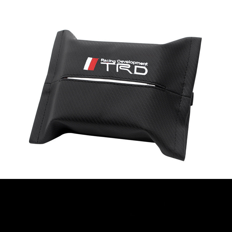 Black TRD Racing Development tissue holder, stylish car accessory, sps street style gift