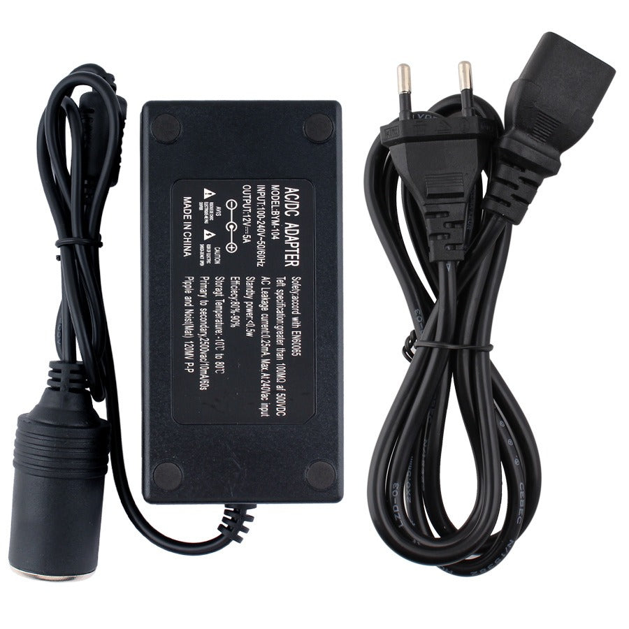 AC DC adapter with European power cord, quality useful item for electronics by sps street style