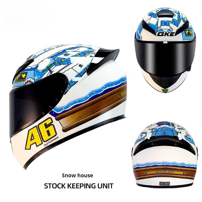 Motorcycle Winter Personality Motorcycle Helmet