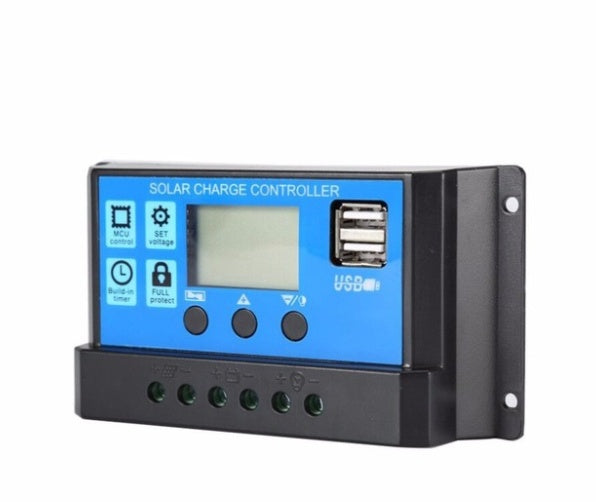 Solar panel charging controller