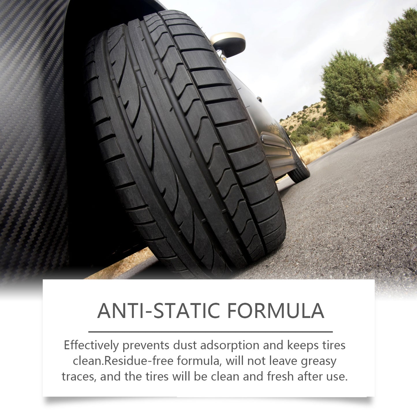 Automobile Tire Polish, Tire Stain Cleaning Refurbished Waterproof Anti-Fouling Protection Tire Aging