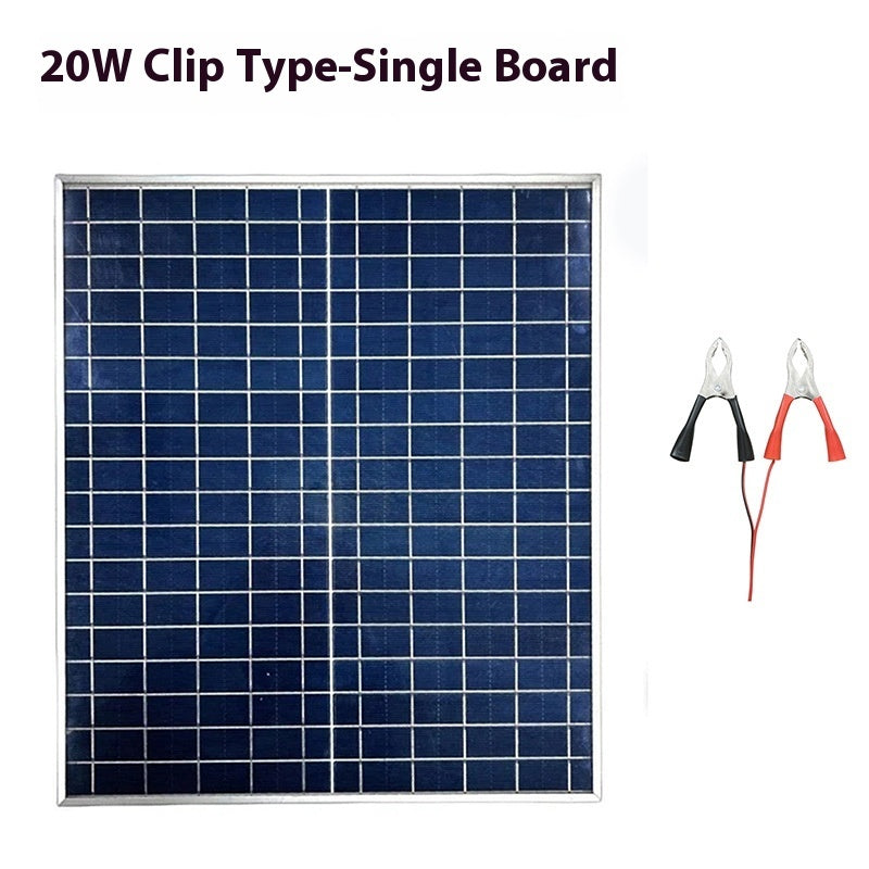 Solar Panel 20W Photovoltaic Module Outdoor Monitoring Solar Panel Kit
