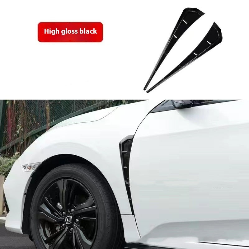 Car Modification Left And Right Fender Blade Side Wing