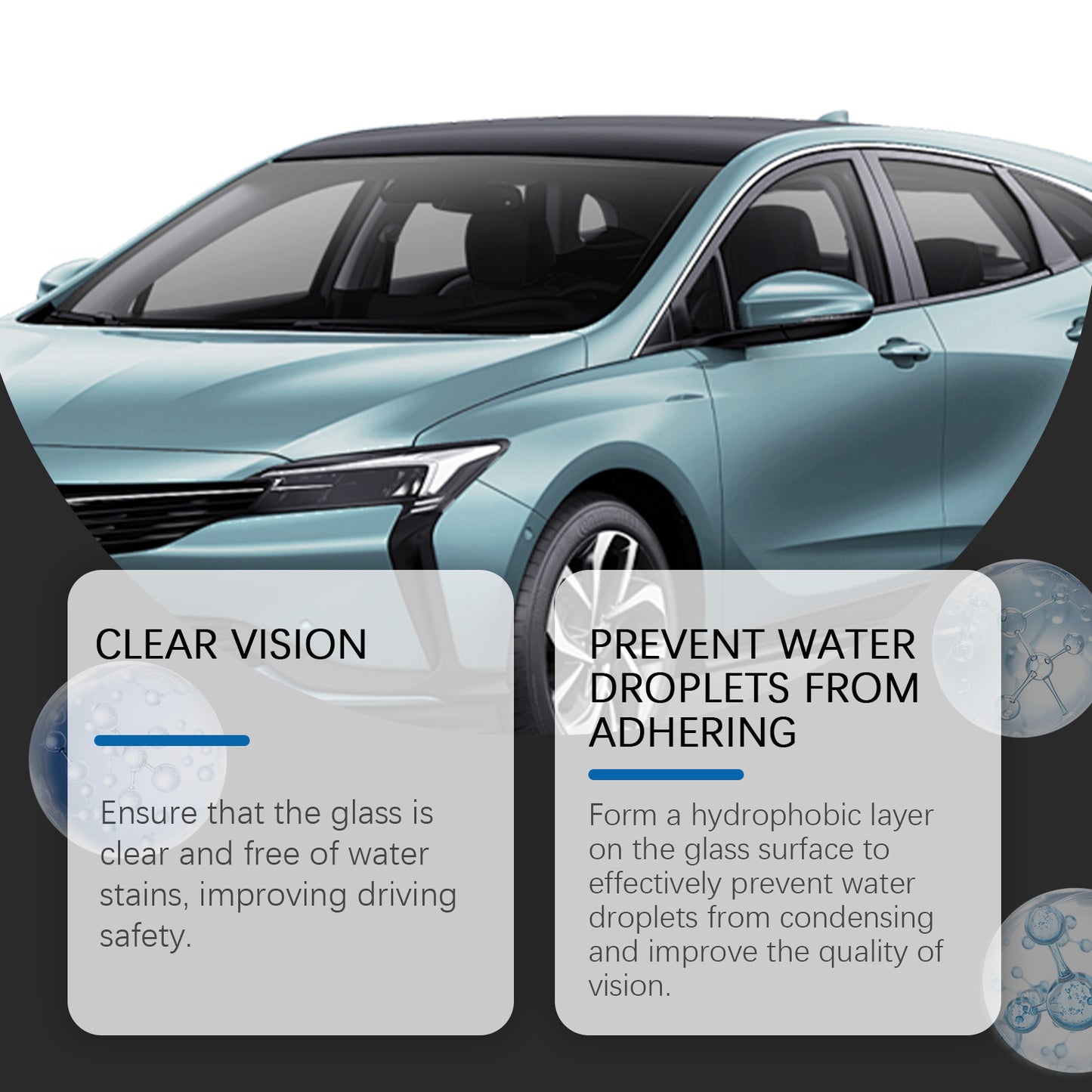 Anti-Fogging For Car Glass Anti-Fogging For Car Glass Front Windshield Cleaning And Brightening Spray
