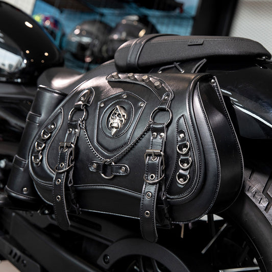 Casual Punk Style Motorcycle Bag