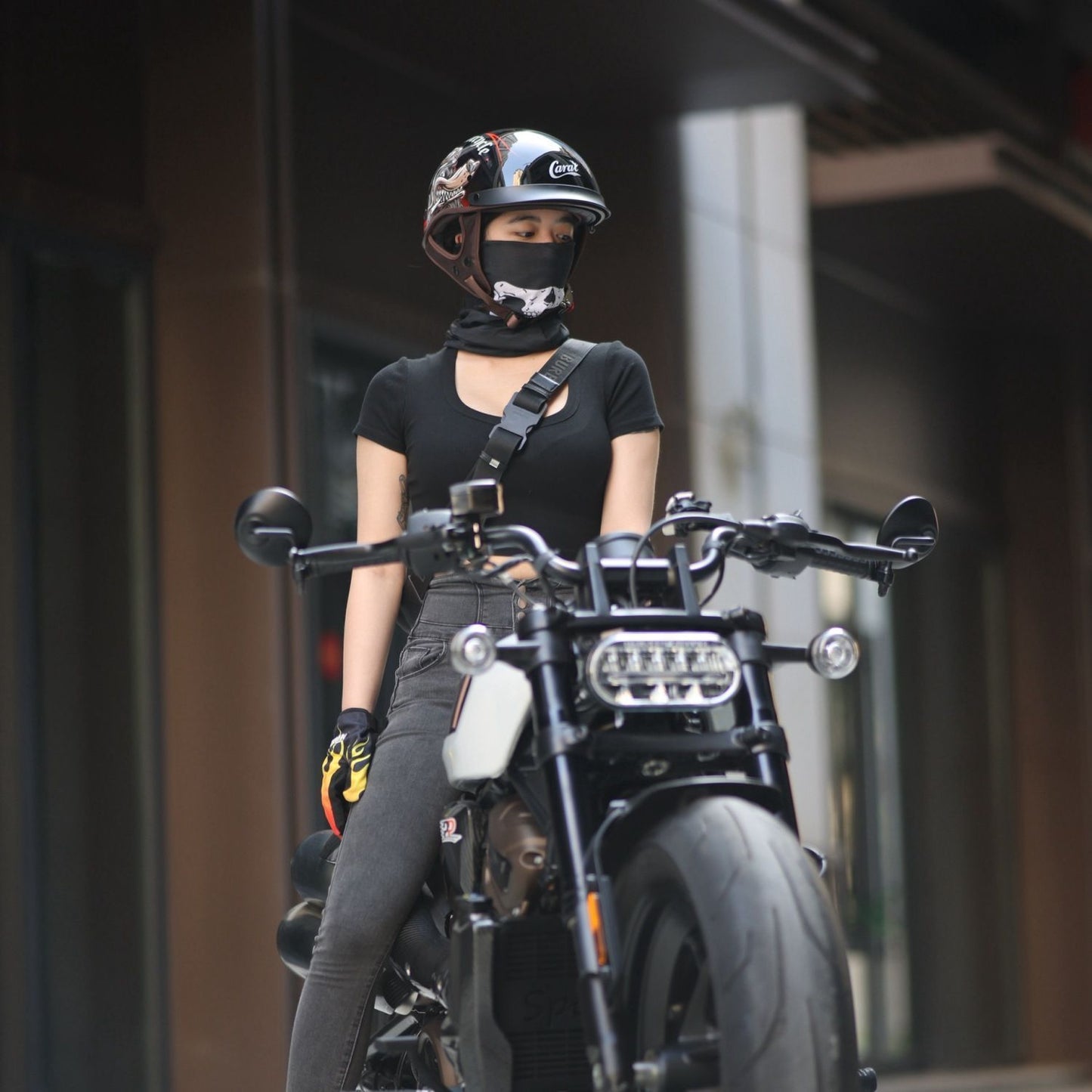 Retro Helmet Electric Motorcycle Helmet