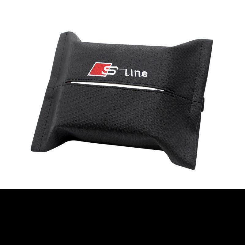 Black S Line car tissue holder, quality accessory from sps street style