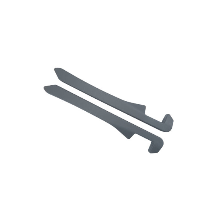 Pair of gray plastic tire levers for bikes, quality useful items from sps street style