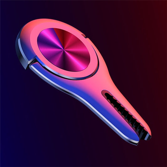 Modern metallic bottle opener with circular pink and purple design, sps street style gift