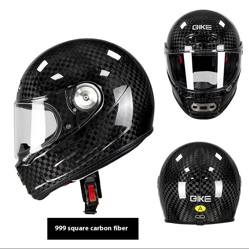Simplified Household Thick Protective Carbon Fiber Helmet