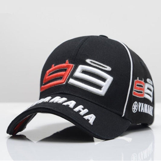 The New Moto Gp F1 2019 Jorge Lorenzo 99 Man Embroidered Yamaha Motorcycle Racing Sport Men's Baseball Cap Hat