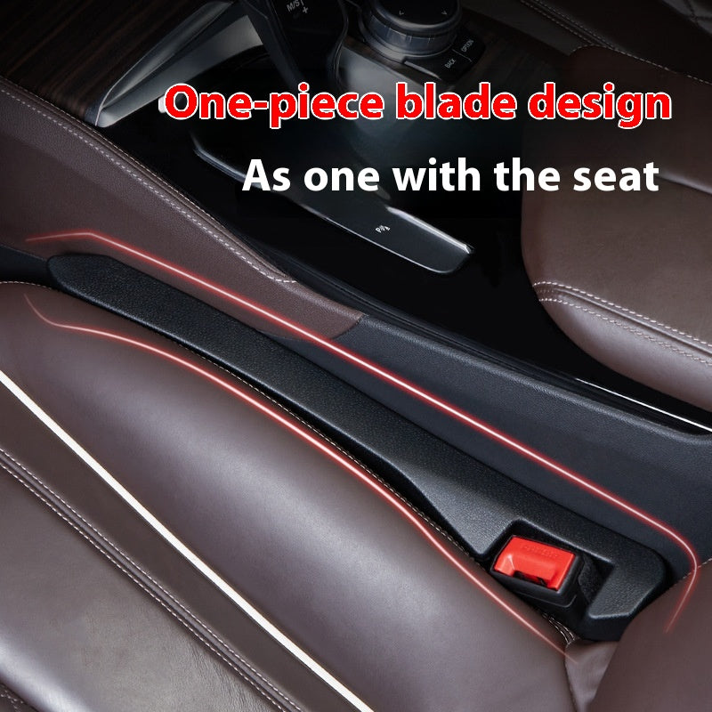 One-piece seat gap filler in brown car interior, sps street style quality car accessory