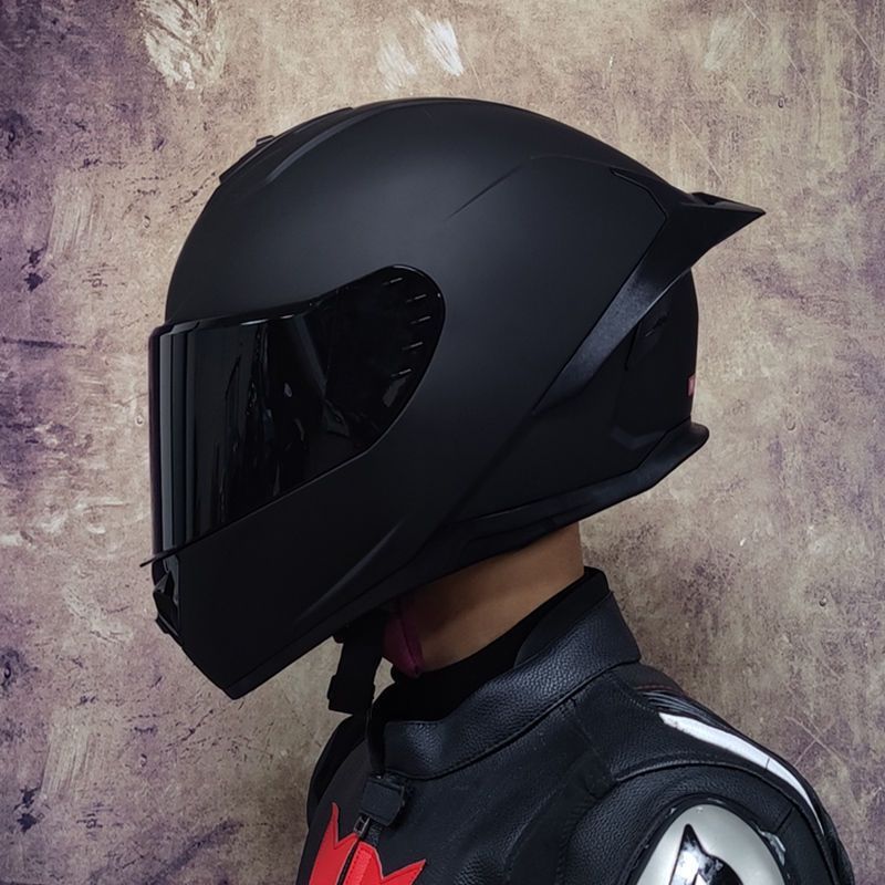 Motorcycle Helmet Men's Bluetooth Warm Full Face Four Seasons