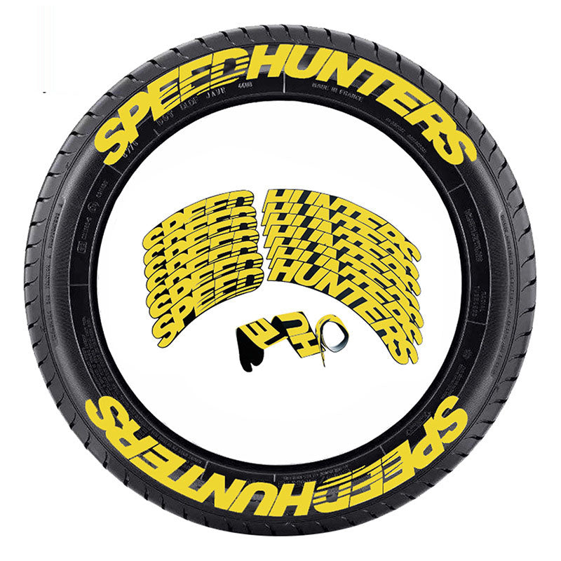 Tire sticker letter car motorcycle tire decoration