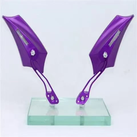 Wholesale Electric Vehicle Motorcycle Aluminum Alloy Rearview Mirror 8mm Universal Positive Thread