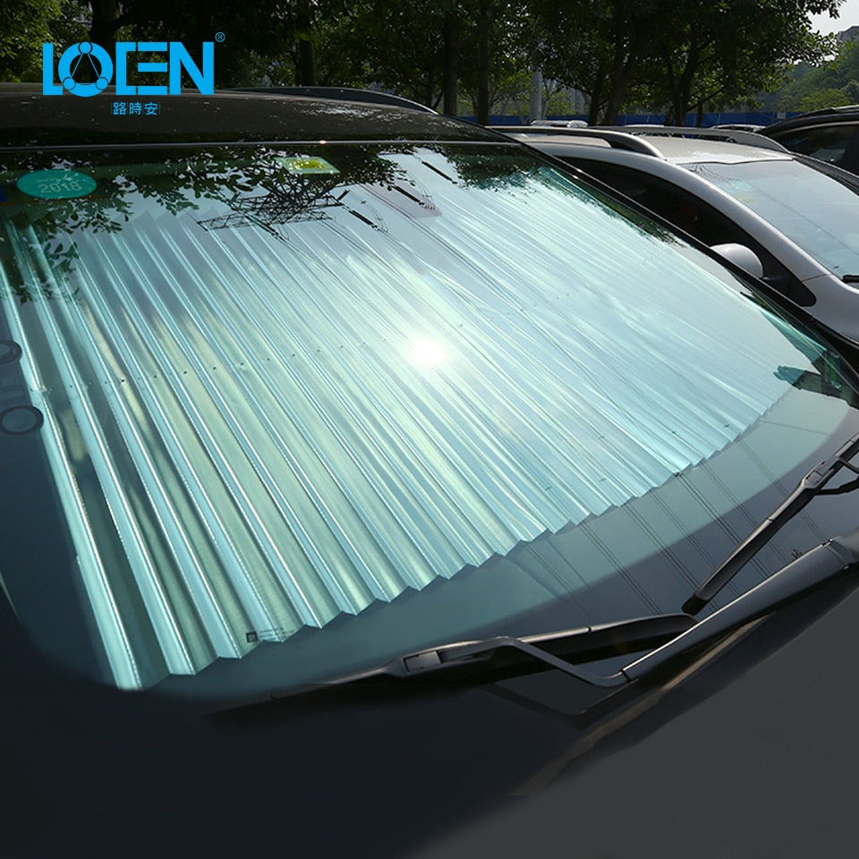 46CM/65CM/70CM/80CM Upgarde Retracta'ble SUV Truck Car Front Windshield Sunshade Rear Window Sun Visor UV Protection Curtain