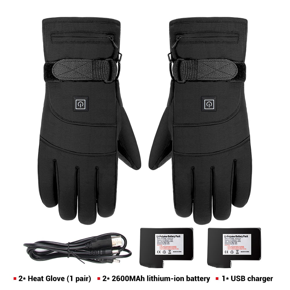 Ignite" Heated Moto-Gloves – Ember Edition