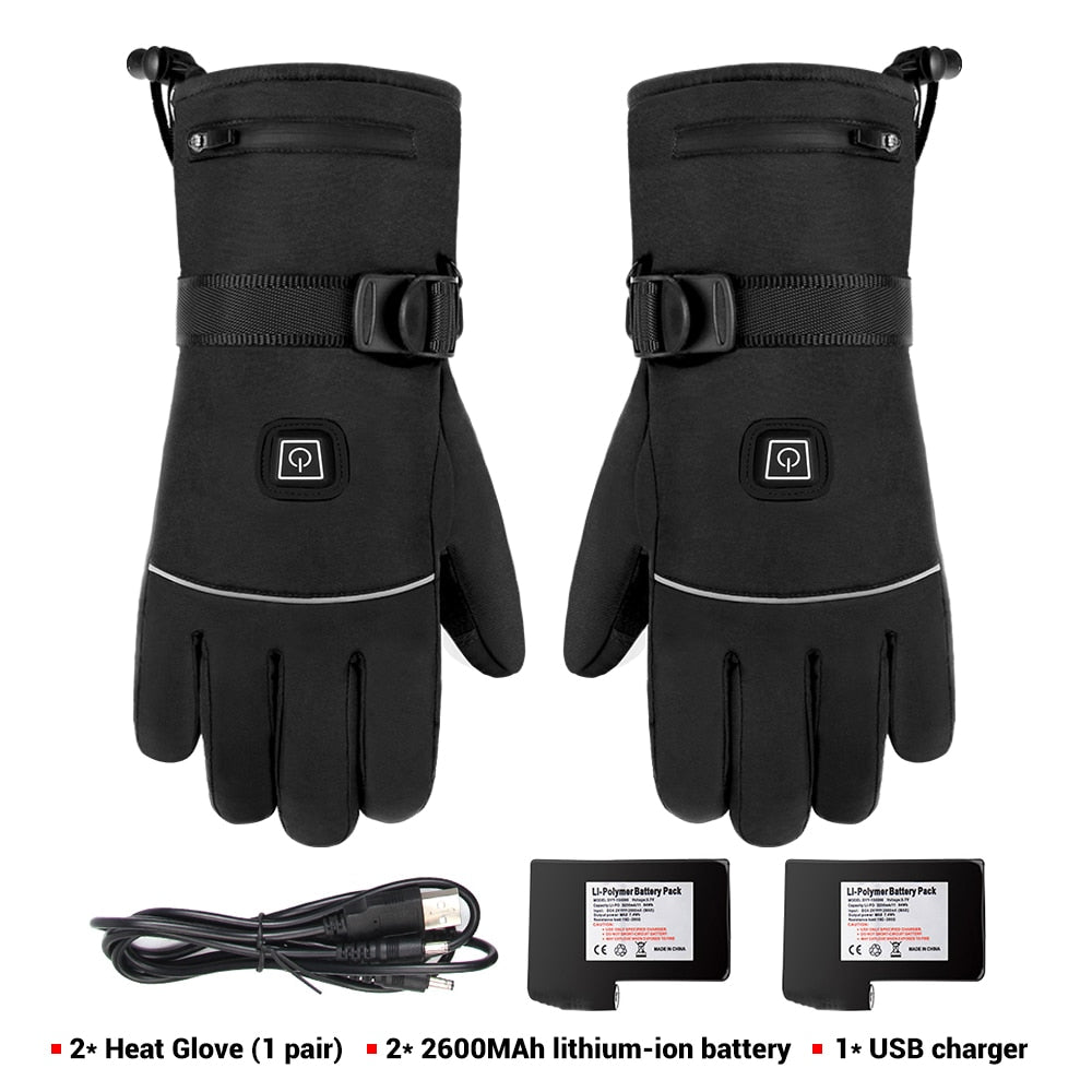 Ignite" Heated Moto-Gloves – Ember Edition