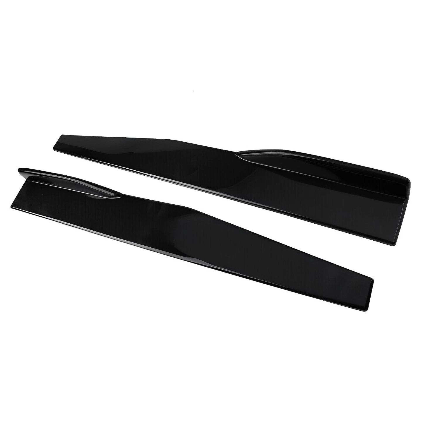 Car Universal Gloss Black Side Skirt For Car Body Side Skirts Parts Car Side Wing Bumper Lip Bumper Side Skirts Car Body Styling