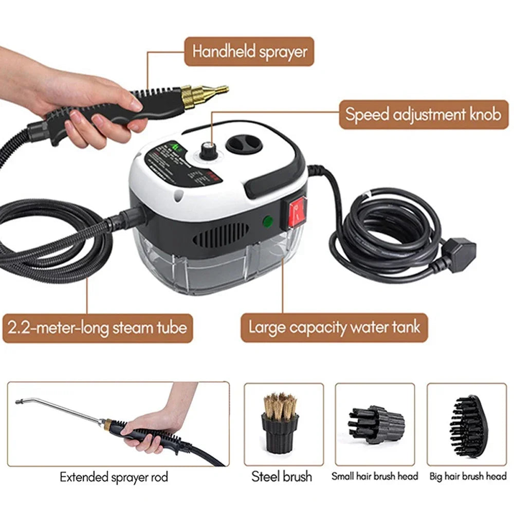 Car Cleaning Tools Car Jet Washer Gun Hand-held Car Steam Cleaner for Home Air Conditioning Kitchen Hood Auto Engine Compartment