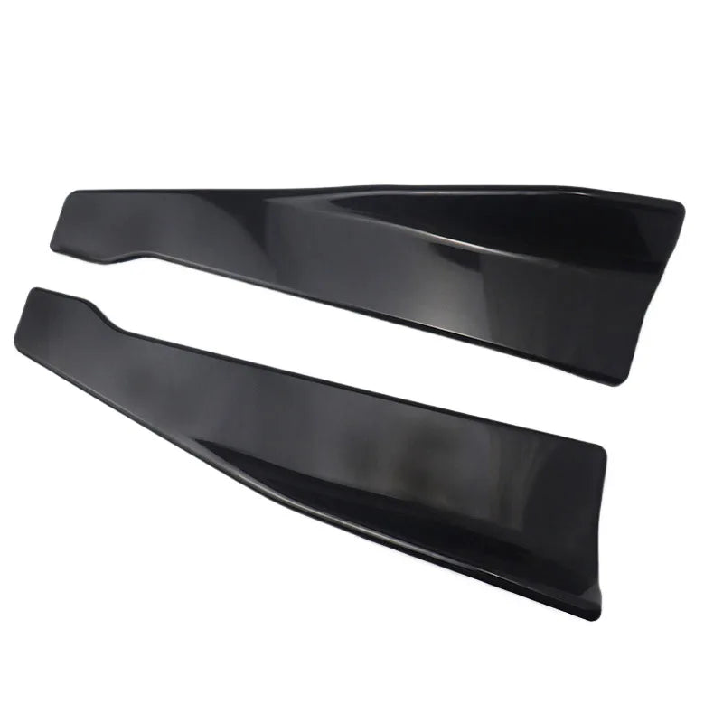 Universal 1 Pair Car Bumper Spoiler Front Rear Lip Anti-collision Universal Car Side Skirt