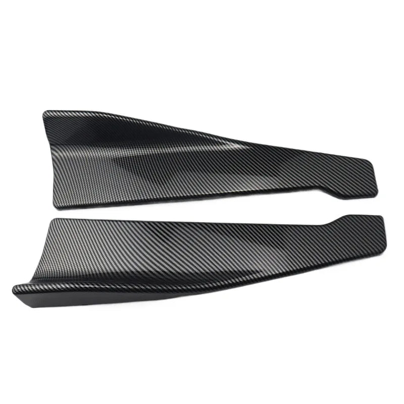 Universal 1 Pair Car Bumper Spoiler Front Rear Lip Anti-collision Universal Car Side Skirt
