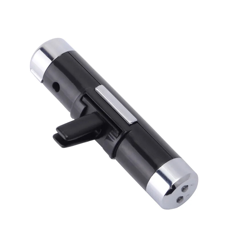 2in1 Car Auto LCD Clip-on Digital Temperature Thermometer Clock Calendar Automotive Blue Backlight Clock