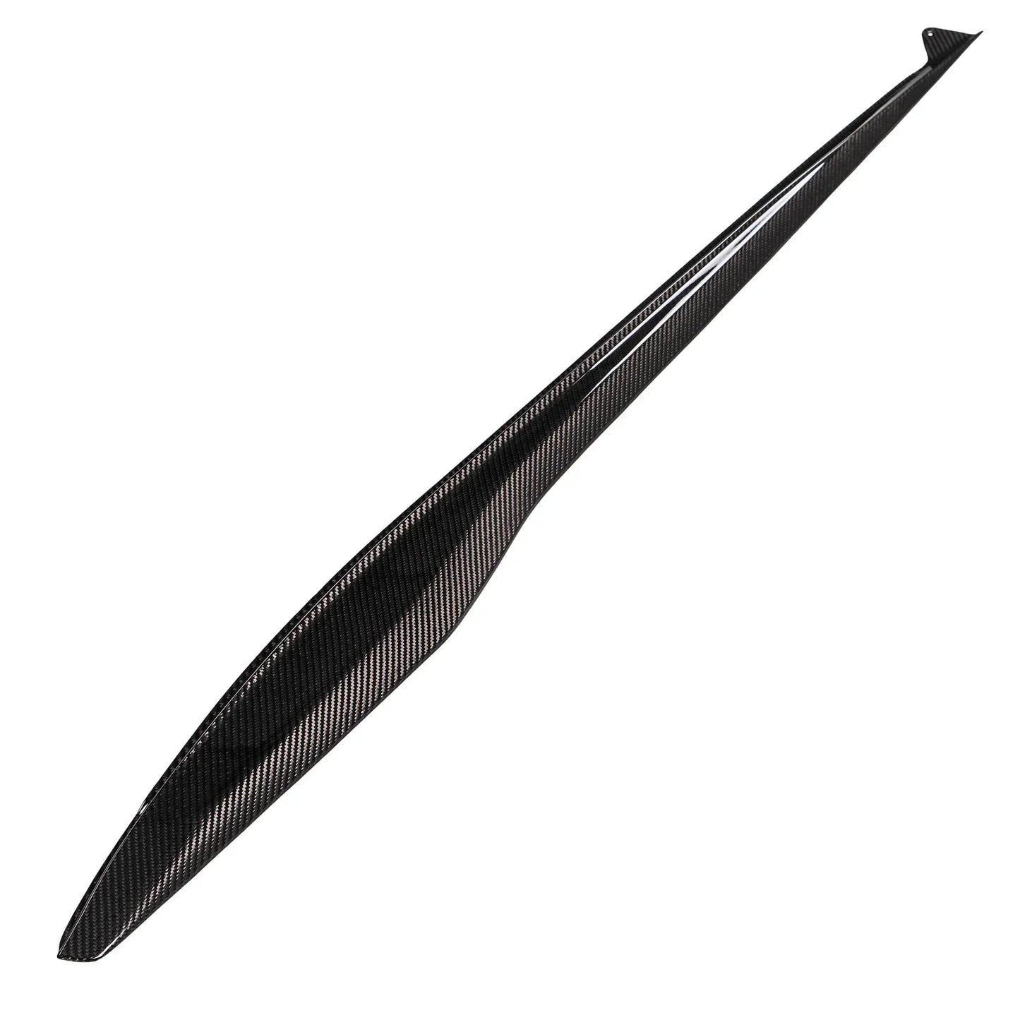 4PCS Car Side Skirts For Corvette C8 2023-2024 Z06 Fit With Wide Body Version Glossy Black Carbon Fiber Style Car Accessories