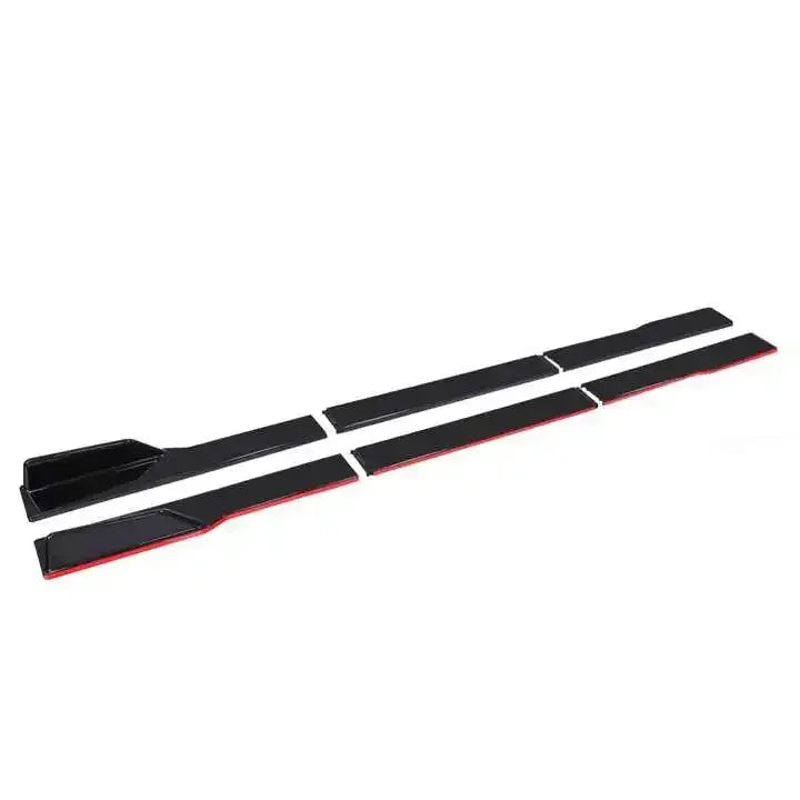Car Side Skirts For CLA Class 180 200 250 78.7'' Extension Lower Splitter Panel Diffuser Bodykit Styling Exterior Accessories