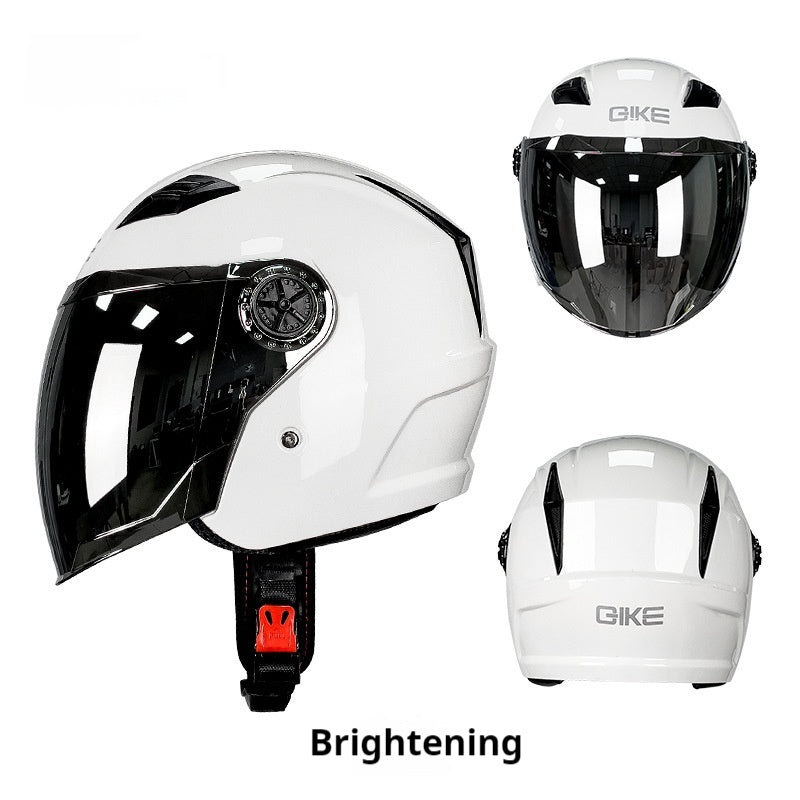 Three-quarter Helmet Foreign Trade Electric Car Motorcycle Four Seasons Universal ABS Helmet