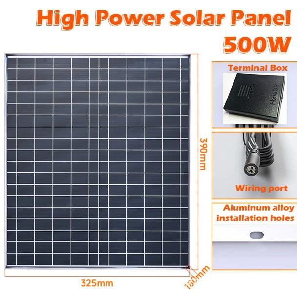 Solar Panel 20W Photovoltaic Module Outdoor Monitoring Solar Panel Kit