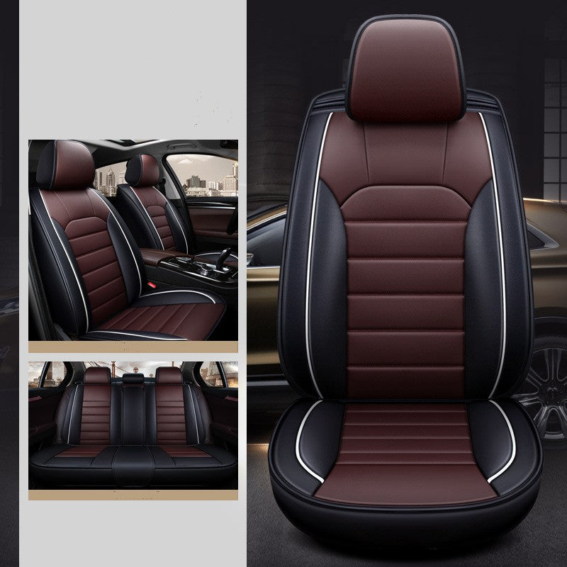 Luxury black and brown car seat covers by sps street style, quality automotive gift item